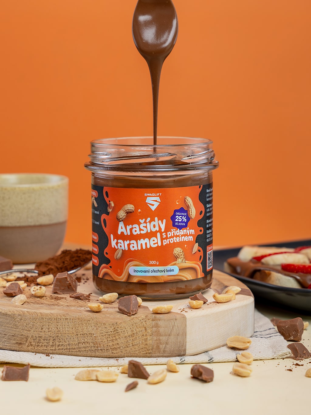 arašídy karamel krém foto-min